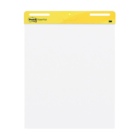 3M 559 Yapışkanlı Flipchart Kağıdı 63X77 30 Yaprak Beyaz - 1