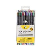 Adel Fineliner Keçe Uçlu Kalem 0.4Mm 20 Renk (2201000019) - ADEL