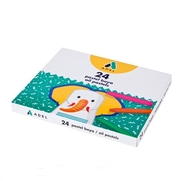 Adel Pastel Boya 24 Renk Karton Kutu (4280867002) - ADEL