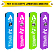 Adel Prime Kalem Ucu 0.5 2B 60Mm Tüp Karışık Renk (2090000009) - ADEL