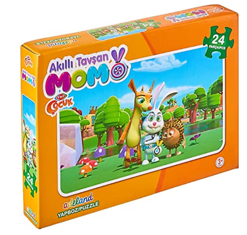 Adeland Puzzle Trt Tavşan Momo 24 Parça (000523) - 1