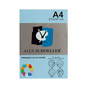 Alex Renkli Fotokopi Kağıdı A4 80Gr 520 Okyanus Mavisi 100Lü (456.20) - ALEX