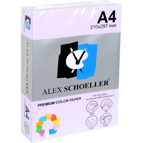 Alex Renkli Fotokopi Kağıdı A4 80Gr Lila 500Lü (585) - 1