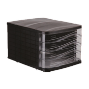 Ark 4444 4 Çekmeceli Evrak Rafı Siyah - ARK