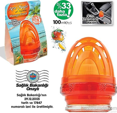 Aromagic 30194 Şişeli Air Freshener Koku Mango Fresh 100Ml - 1