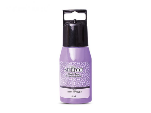 Artdeco 042C Boyutlu Boya 620 Mor 60Ml - 1