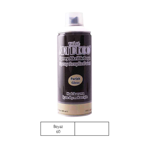 Artdeco Sprey Akrilik Boya 060 Beyaz 400Ml (Y-400) - 1