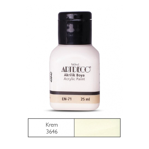 Artdeco 70A Akrilik Boya 3646 Krem 25Ml - 1