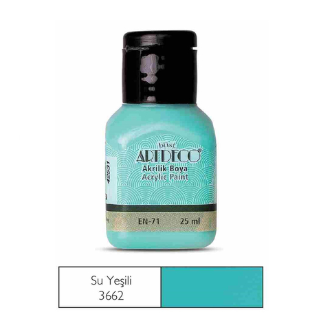 Artdeco 70A Akrilik Boya 3662 Su Yeşili 25Ml - 1