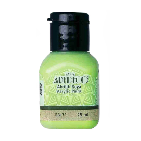 Artdeco 70A Akrilik Boya 3666 Limon Yeşili 25Ml - 1