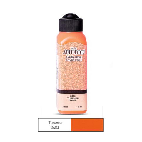 Artdeco 70R Akrilik Boya 3603 Turuncu 140Ml - 1