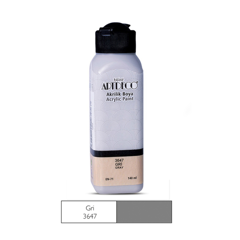 Artdeco 70R Akrilik Boya 3647 Gri 140Ml - 1