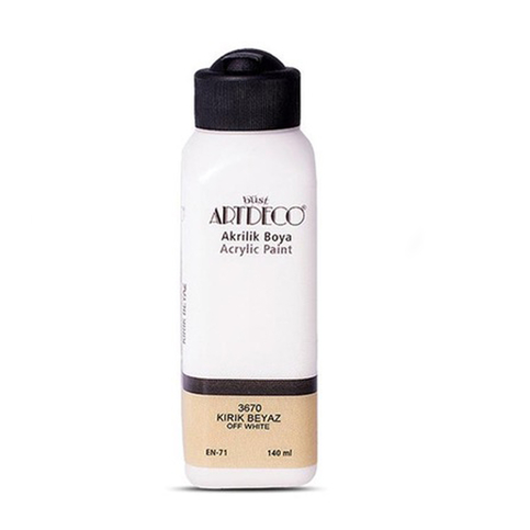 Artdeco 70R Akrilik Boya 3670 Kırık Beyaz 140Ml - 1