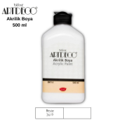 Artdeco 70L Akrilik Boya 3619 Beyaz 500Ml - Artdeco