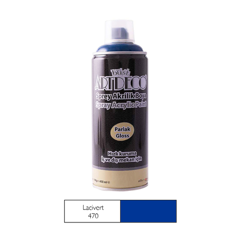 Artdeco Sprey Akrilik Boya 470 Lacivert 400Ml (Y-400) - 1