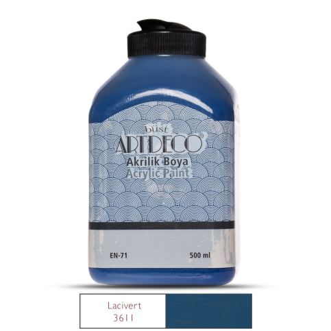 Artdeco 70L Akrilik Boya 3611 Lacivert 500Ml - 1