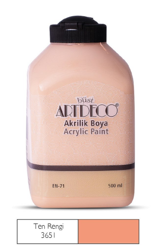 Artdeco 70L Akrilik Boya 3651 Ten Rengi 500Ml - 1