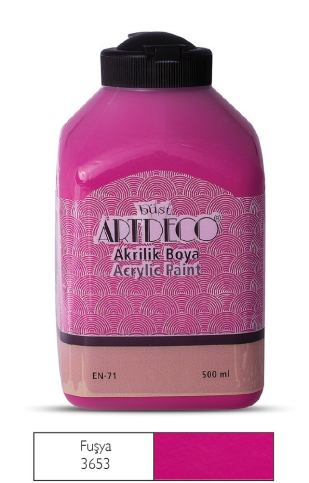 Artdeco 70L Akrilik Boya 3653 Fuşya 500Ml - 1