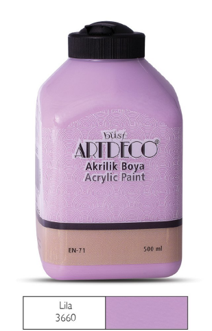 Artdeco 70L Akrilik Boya 3660 Lila 500Ml - 1