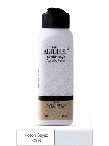 Artdeco 70R Akrilik Boya 3008 Koton Beyaz 140Ml - 1