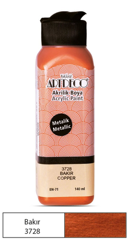 Artdeco 70R Akrilik Boya 3728 Bakır 140Ml - 1