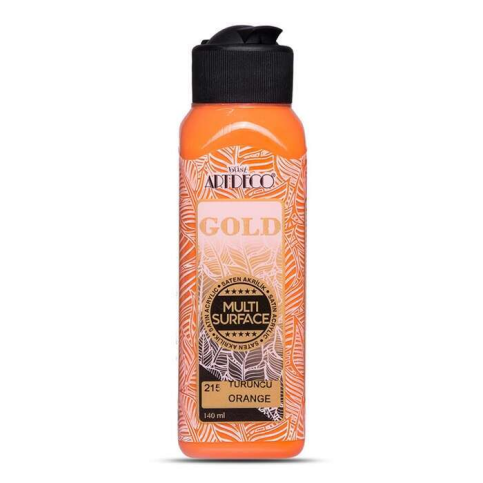 Artdeco 70R Gold Akrilik Boya 215 Turuncu 140Ml - 1