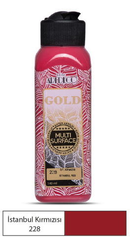 Artdeco 70R Gold Akrilik Boya 228 İstanbul Kırmızısı 140Ml - 1