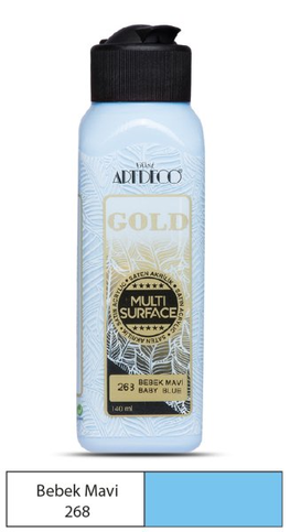 Artdeco 70R Gold Akrilik Boya 268 Bebek Mavisi 140Ml - 1