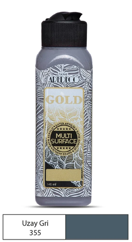 Artdeco 70R Gold Akrilik Boya 355 Uzay Grisi 140Ml - 1