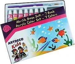 Artdeco Kids Akrilik Boya Seti 7 Renkx6Ml (Y-502-S7) - 1