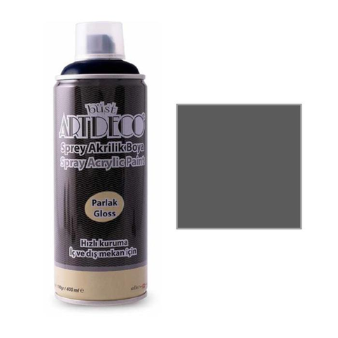 Artdeco Sprey Akrilik Boya 760 Koyu Gri 400Ml (Y-400) - 1