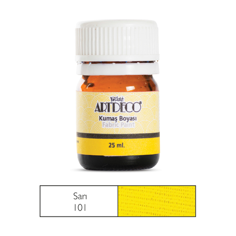 Artdeco 010A Kumaş Boyası 101 Sarı 25Ml - 1