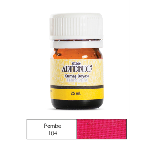 Artdeco 010A Kumaş Boyası 104 Pembe 25Ml - 1