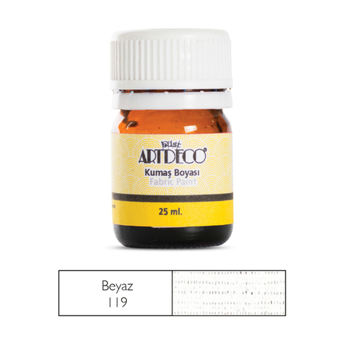 Artdeco 010A Kumaş Boyası 119 Beyaz 25Ml - 1