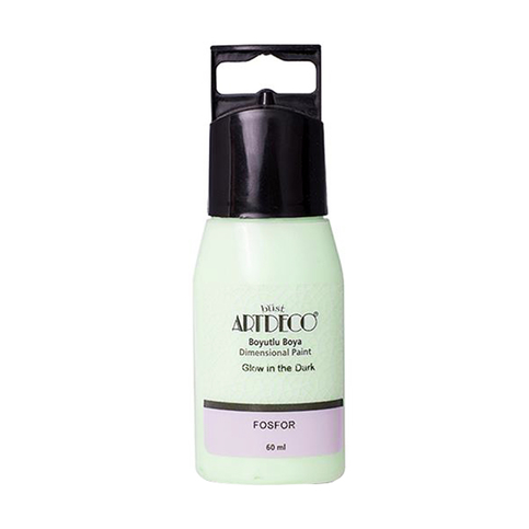 Artdeco 042C Boyutlu Boya 660 Fosforlu Yeşil 60Ml - 1