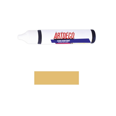 Artdeco 030B Cam Boyası Kontürü 21 Altın 30Ml - 1