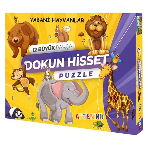 Artenino Jumbo Puzzle Dokun Hisset Çiftlik Hayvanları 12 Parça - 1