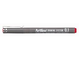 Artline 231 Çizim Kalemi 0.1Mm Kırmızı - 1