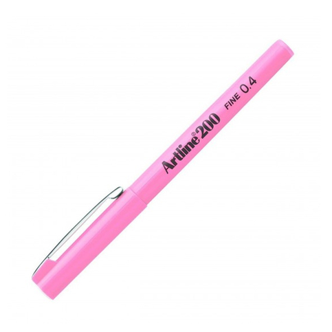 Artline Ek-200N Fineliner Keçe Uçlu Kalem 0.4Mm Pembe - 1