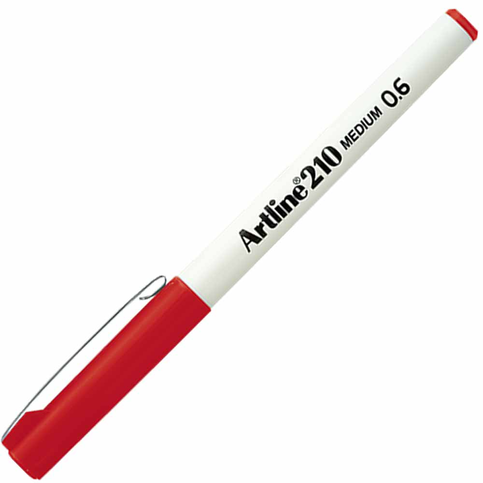 Artline Ek-210N Keçe Uçlu Kalem 0.6Mm Kırmızı - 1