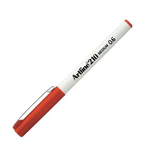 Artline Ek-210N Keçe Uçlu Kalem 0.6Mm Koyu Kırmızı - 1