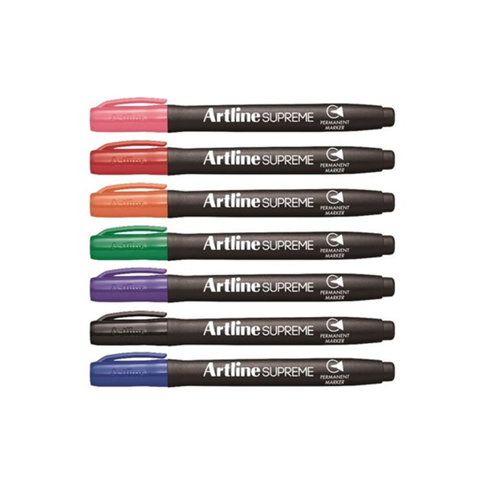 Artline Epf-700.S7 Supreme Permanent Markör Yuvarlak Uç 7 Renk - 1