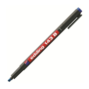 Edding 143B Asetat-Cd Kalemi 3Mm Mavi - EDDİNG