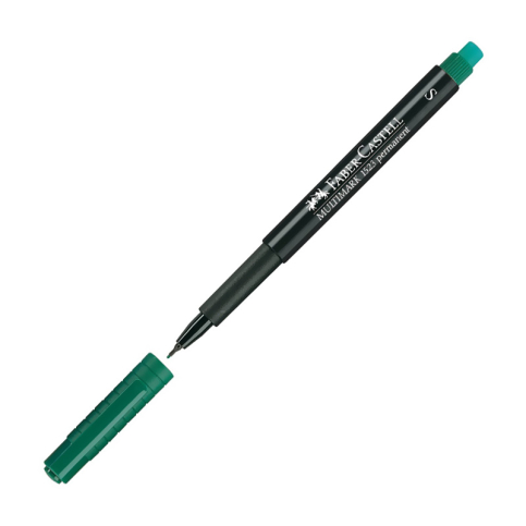 Faber-Castell Asetat-Cd Kalemi S Yeşil (152363) - 1