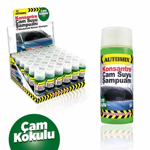 Automix 36822 Oto Cam Suyu Şampuanı Çam Kokulu 50Ml - 1