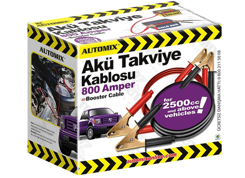 Automix 44413 Akü Takviye Kablosu 800A (2500Cc Ve Üzeri Araçlar İçin) - 1