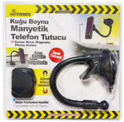 Automix 44542 Kuğu Boynu Mıknatıslı Telefon Tutucu - AUTOMİX