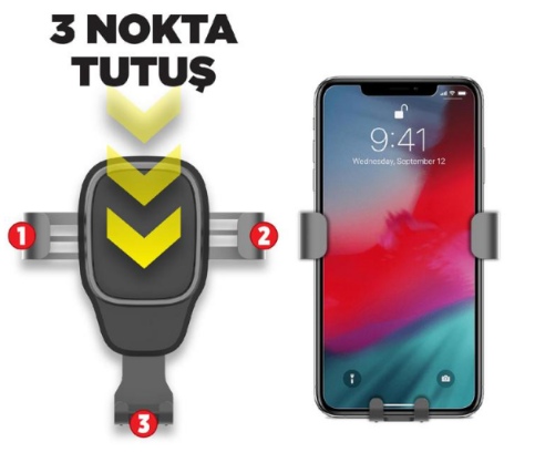 Automix 44543 Gravity Telefon Tutucu - 3