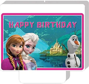 Balonevi Frozen Happy Birthday Hareketli Müzikli Mum (Ldf6490) - BALONEVİ