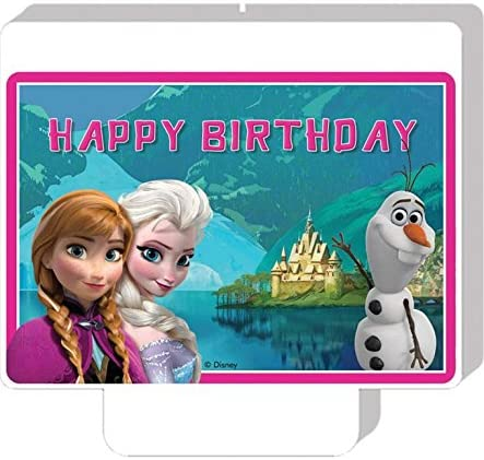 Balonevi Frozen Happy Birthday Hareketli Müzikli Mum (Ldf6490) - 1